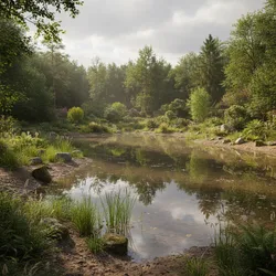Choosing the Right Assets and Textures for a Realistic 3D Pond Scene