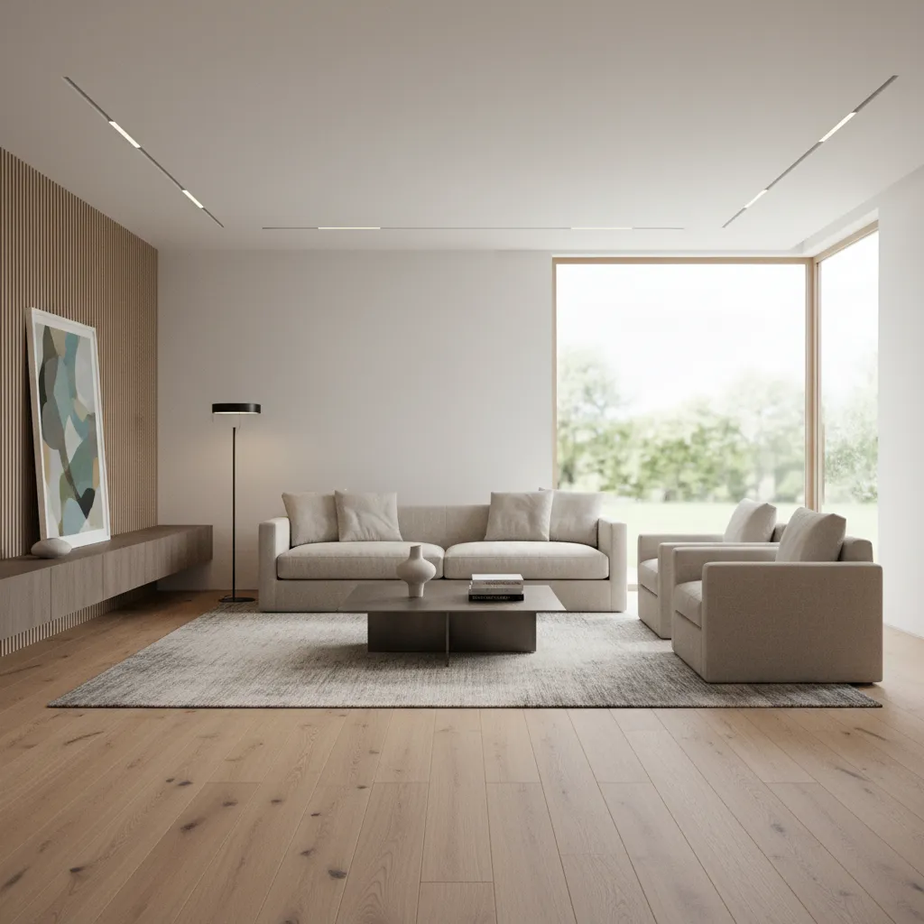 Render interior realista generado con una herramienta digital