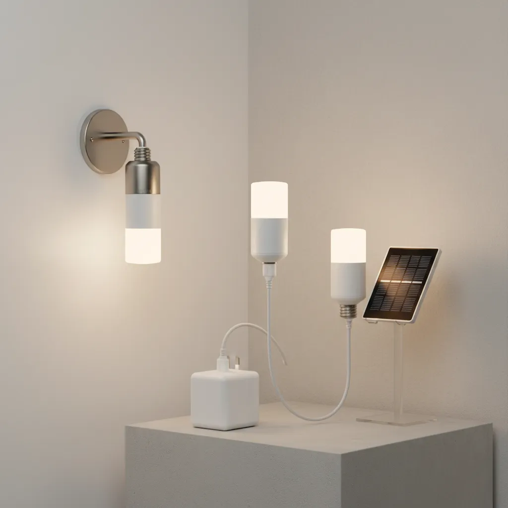 Rechargeable Light Bulb Charging Methods: USB vs Solar vs Socket