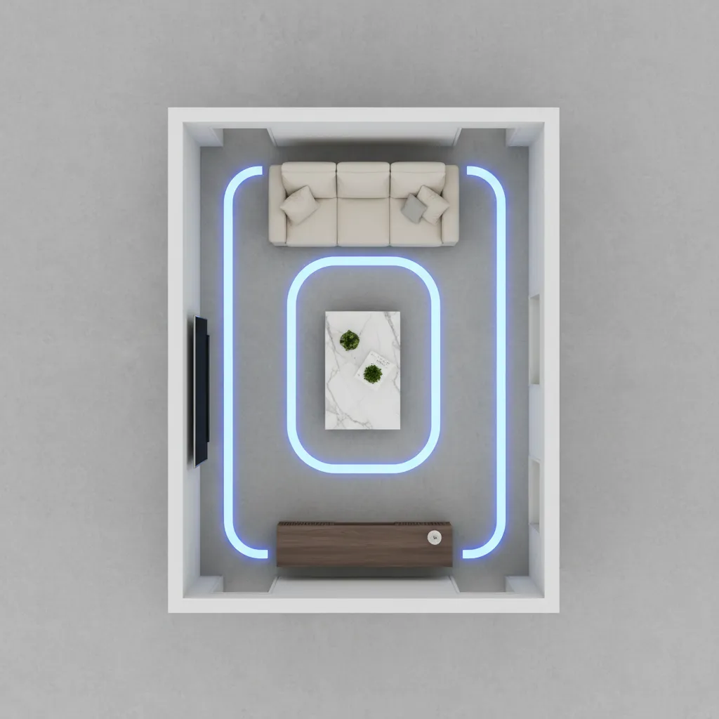 Not Enough Walkway Space Around the Sofa