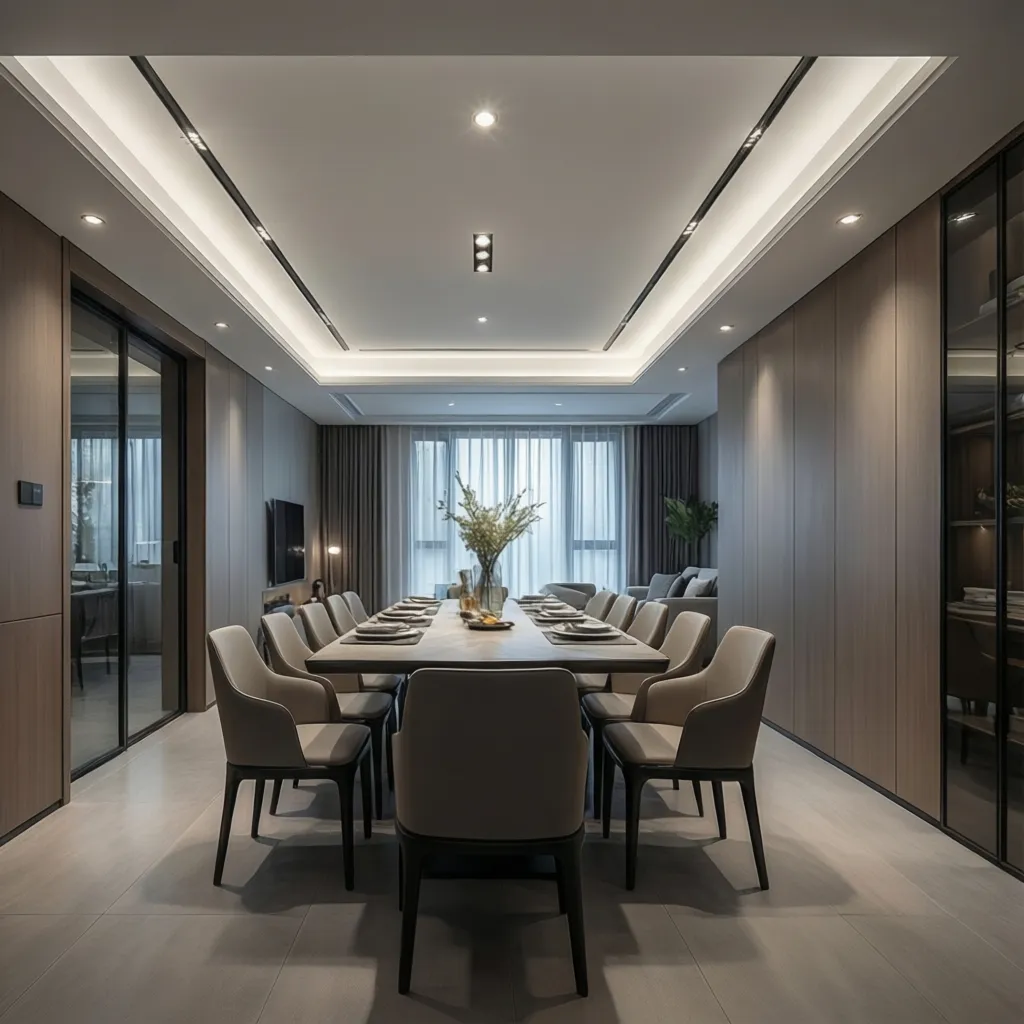 Dining Room Feels Dark? Modern False Ceiling Design Ideas