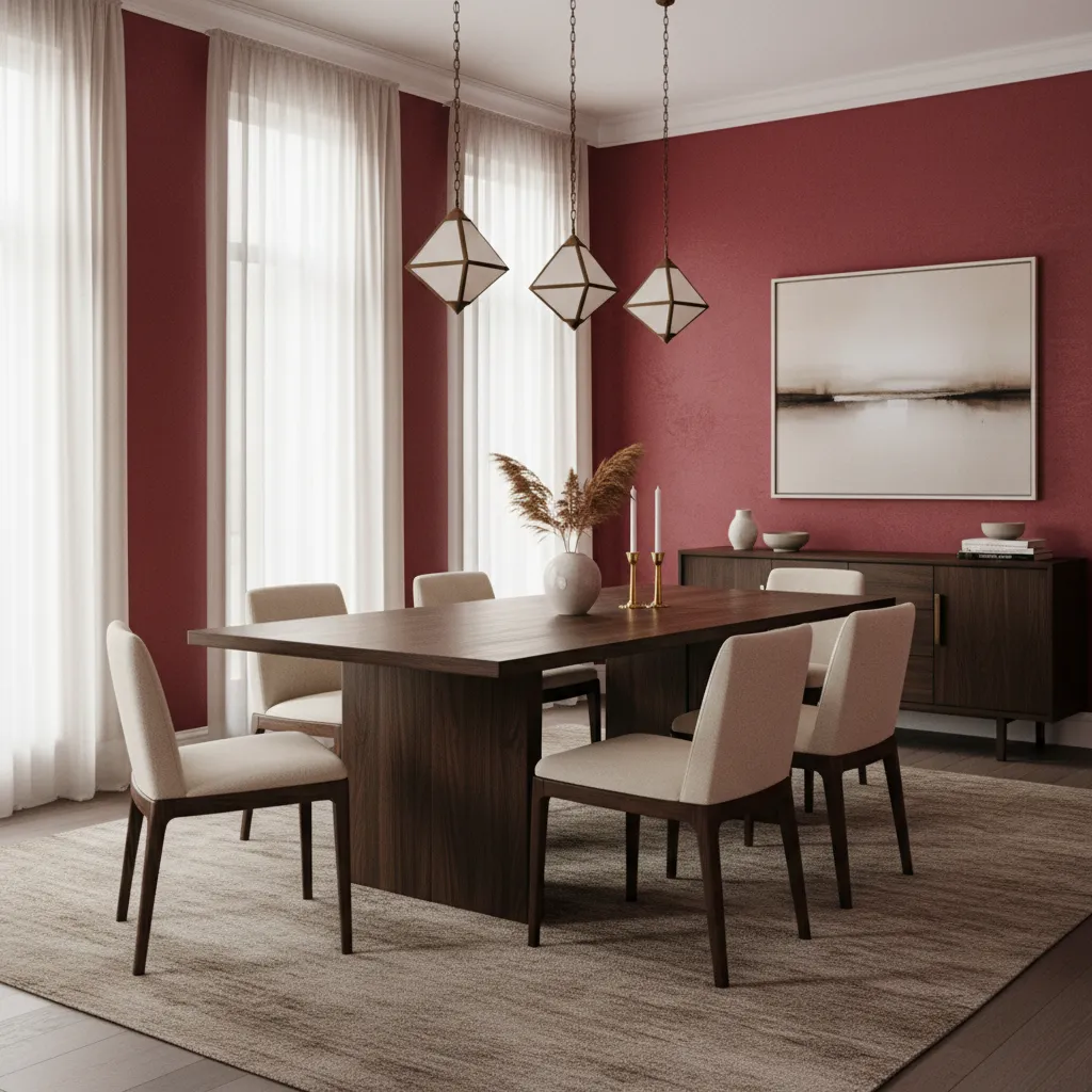 How to Choose the Perfect Red Shade for Your Dining Room