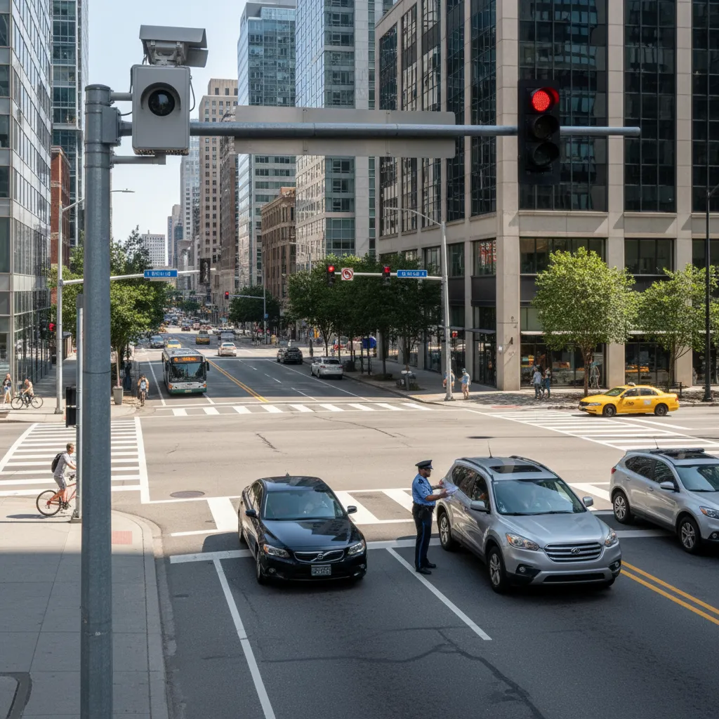 Red Light Camera Tickets vs Police Issued Traffic Tickets Explained