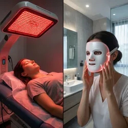 Red Light Therapy in Dermatology Clinics vs At Home Devices