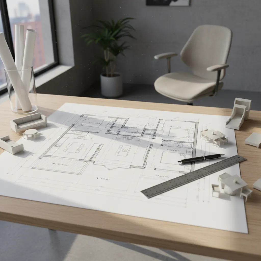 Plano de redistribución de una vivienda mostrando cambios en el salón y la cocina