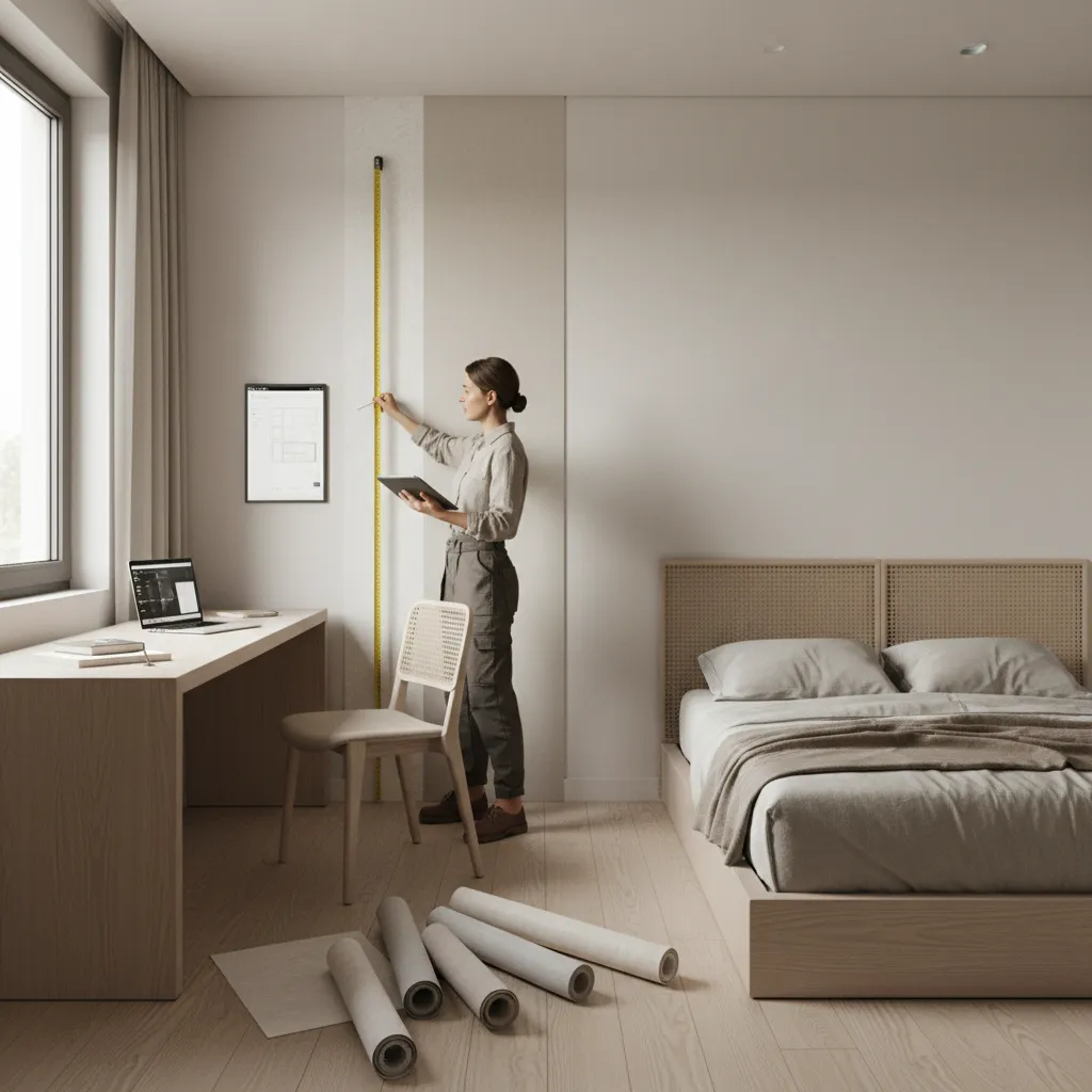 How to Reduce Wallpaper Waste When Decorating a 10x10 Room: Practical layout planning and installation strategies professionals use to minimize leftover wallpaper and save material costs.