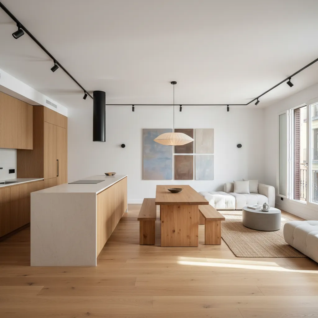 Reforma integral de vivienda moderna en Madrid