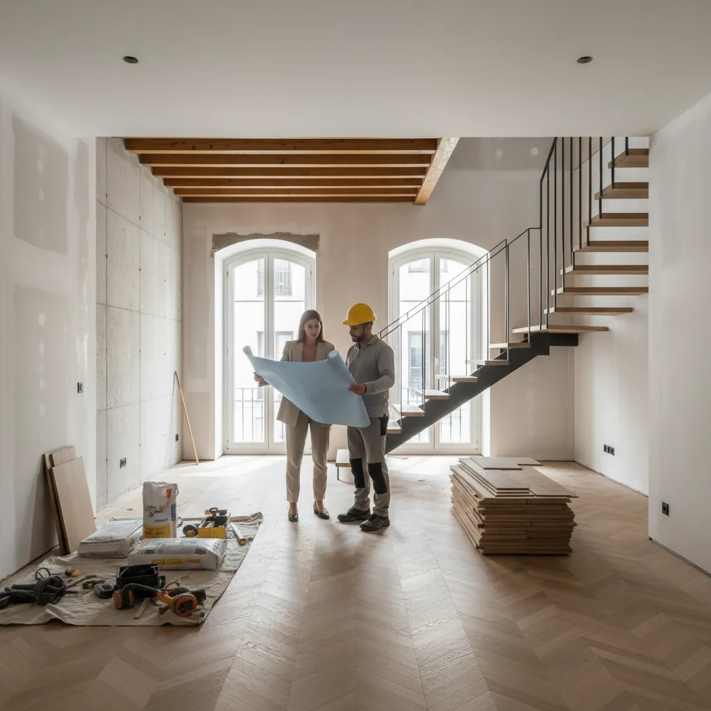 Proceso de reforma interior coordinado por un estudio de interiorismo