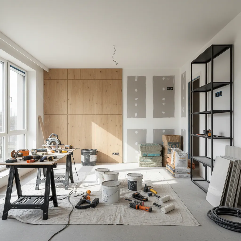 Proceso de reforma interior en una vivienda