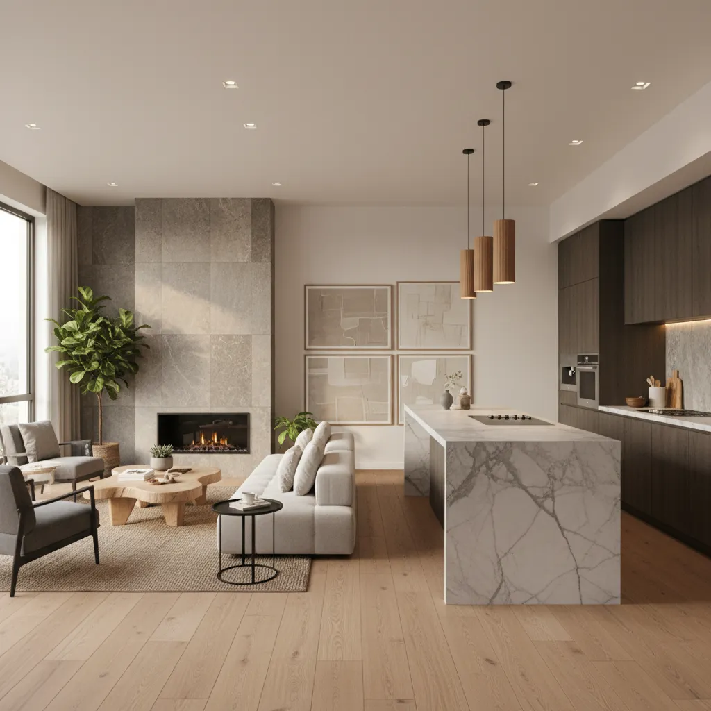 Proyecto de reforma interior en vivienda con distribución abierta