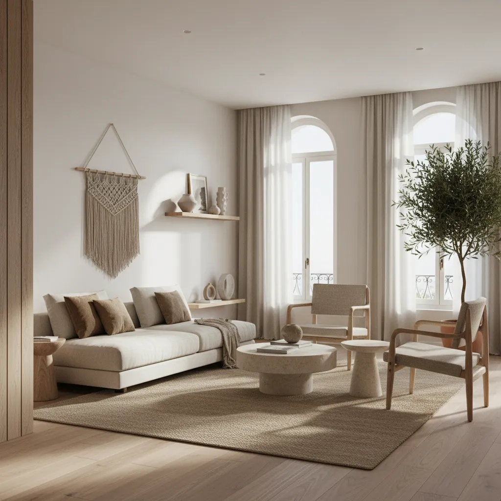 Salón reformado con diseño contemporáneo en Palma