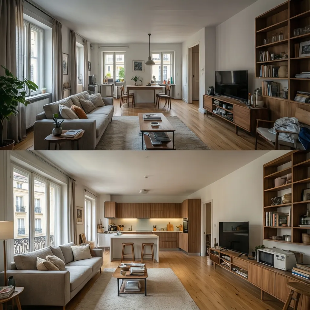 Reforma de un apartamento antiguo en España con nuevo diseño interior