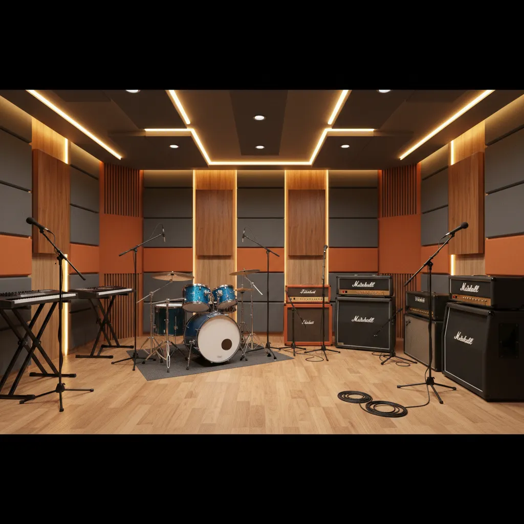 Rehearsal Room Layouts Compared Which Setup Maximizes Space for Bands