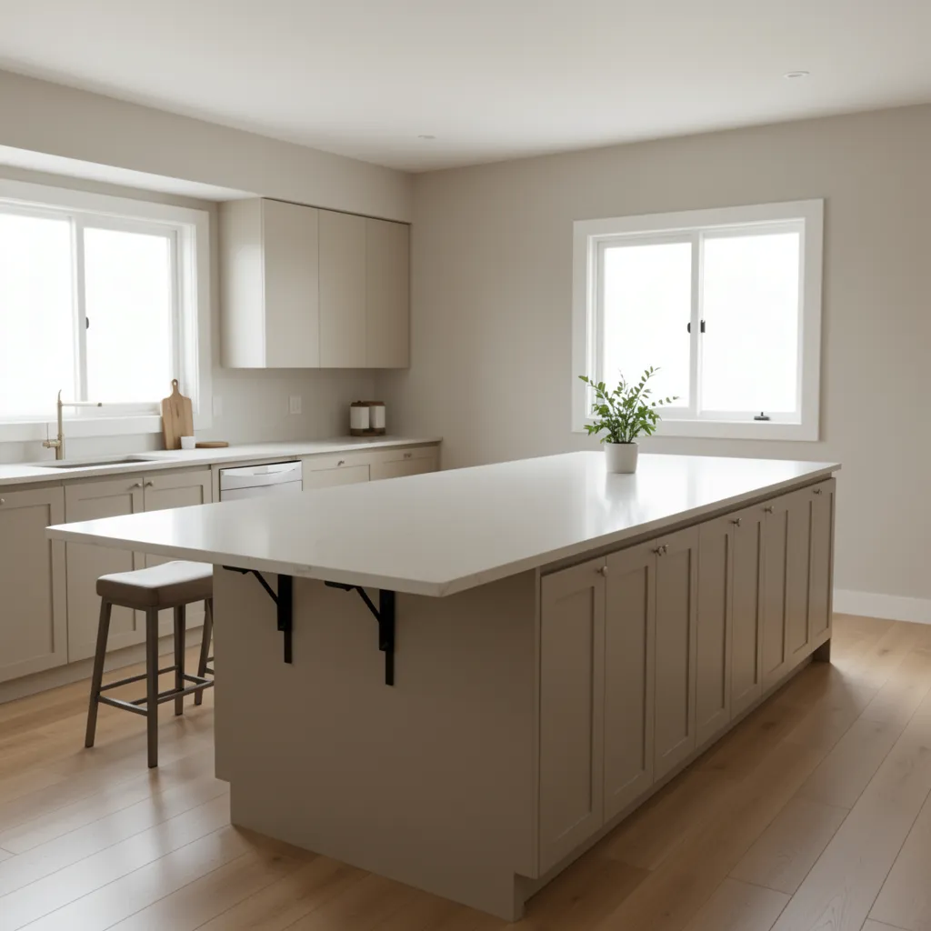 How to Reinforce a Kitchen Island with Cabinets for Safety and Stability
