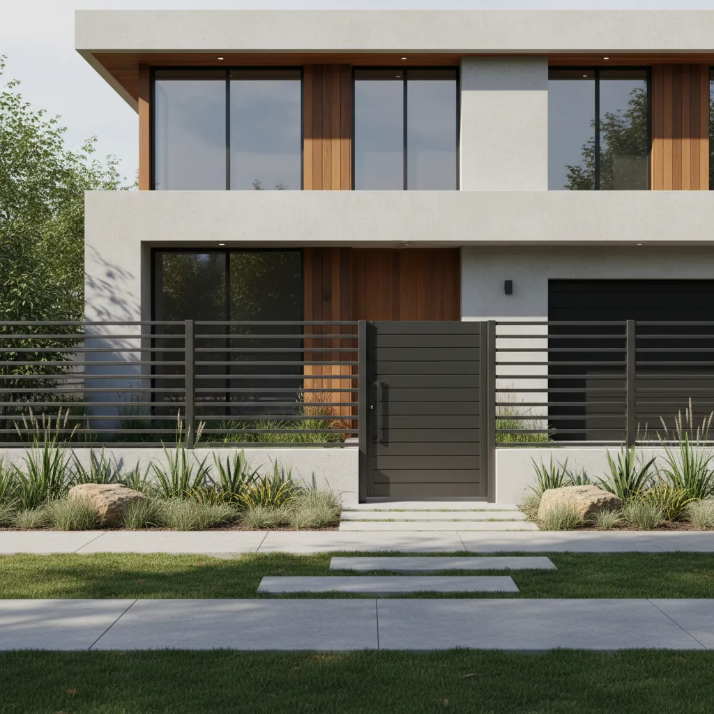 Diseños de rejas modernas para frentes de casas