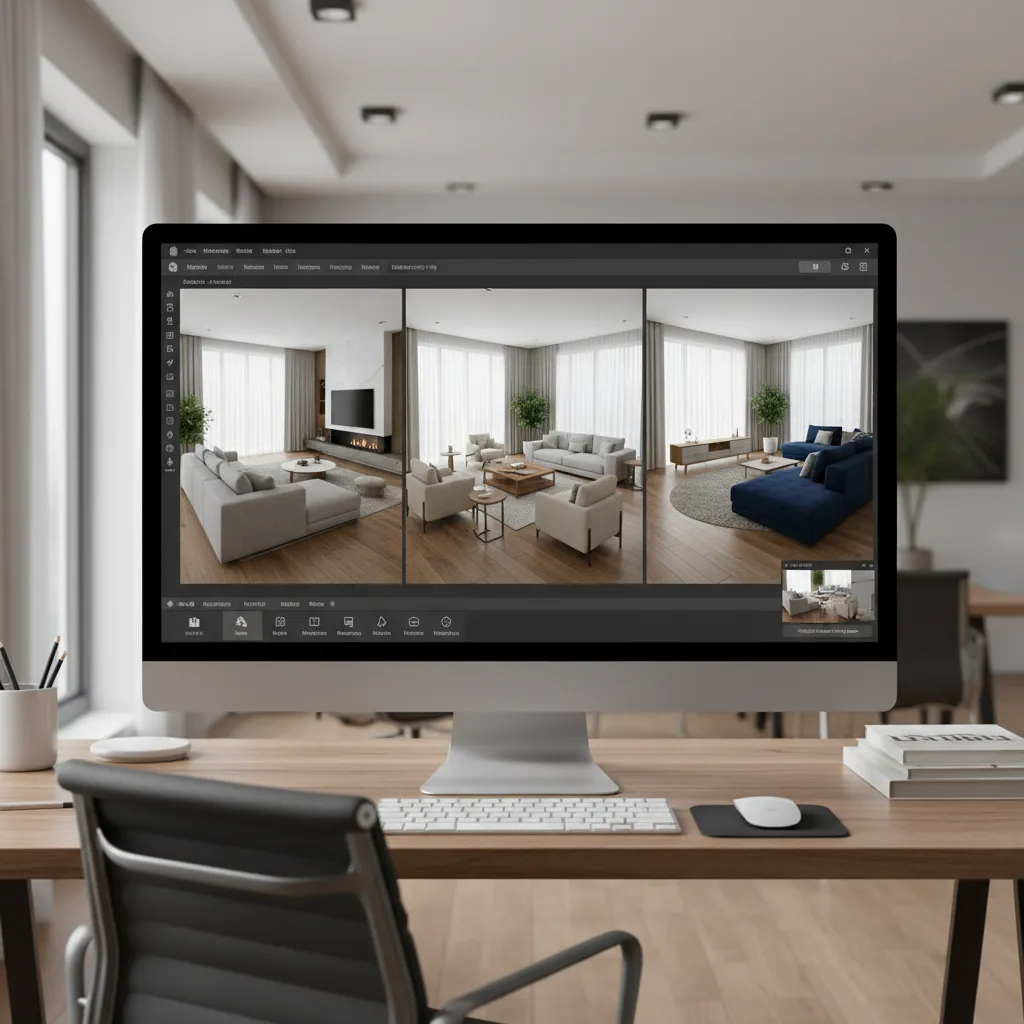 comparison of multiple remodeling layout options in design software