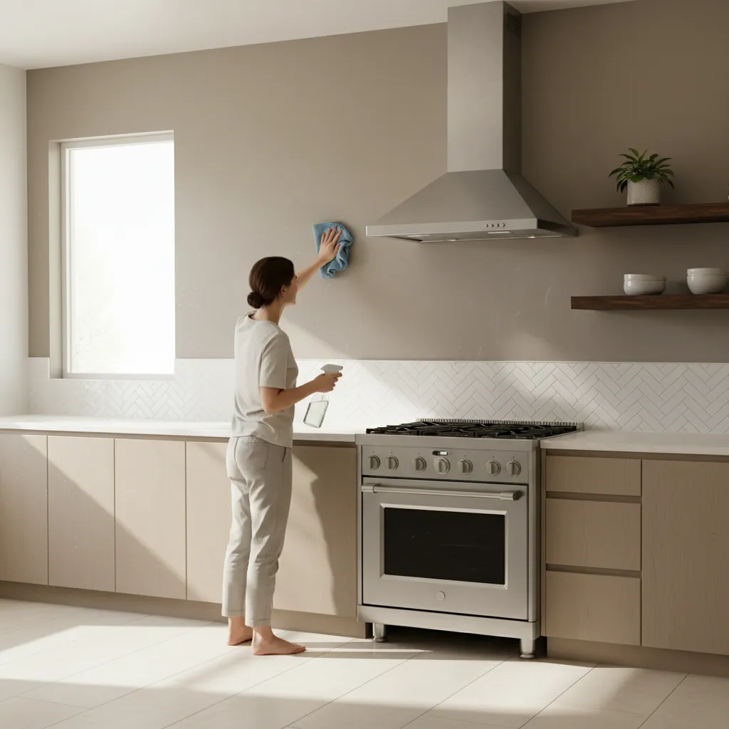 How to Remove Grease Stains From Kitchen Walls Without Damaging Paint