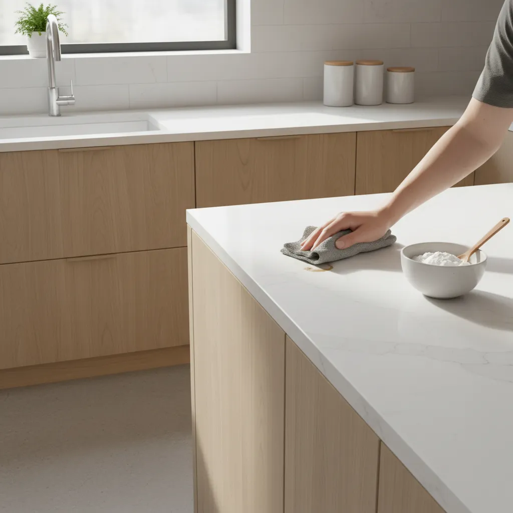 How to Remove Tough Stains from Kitchen Counter