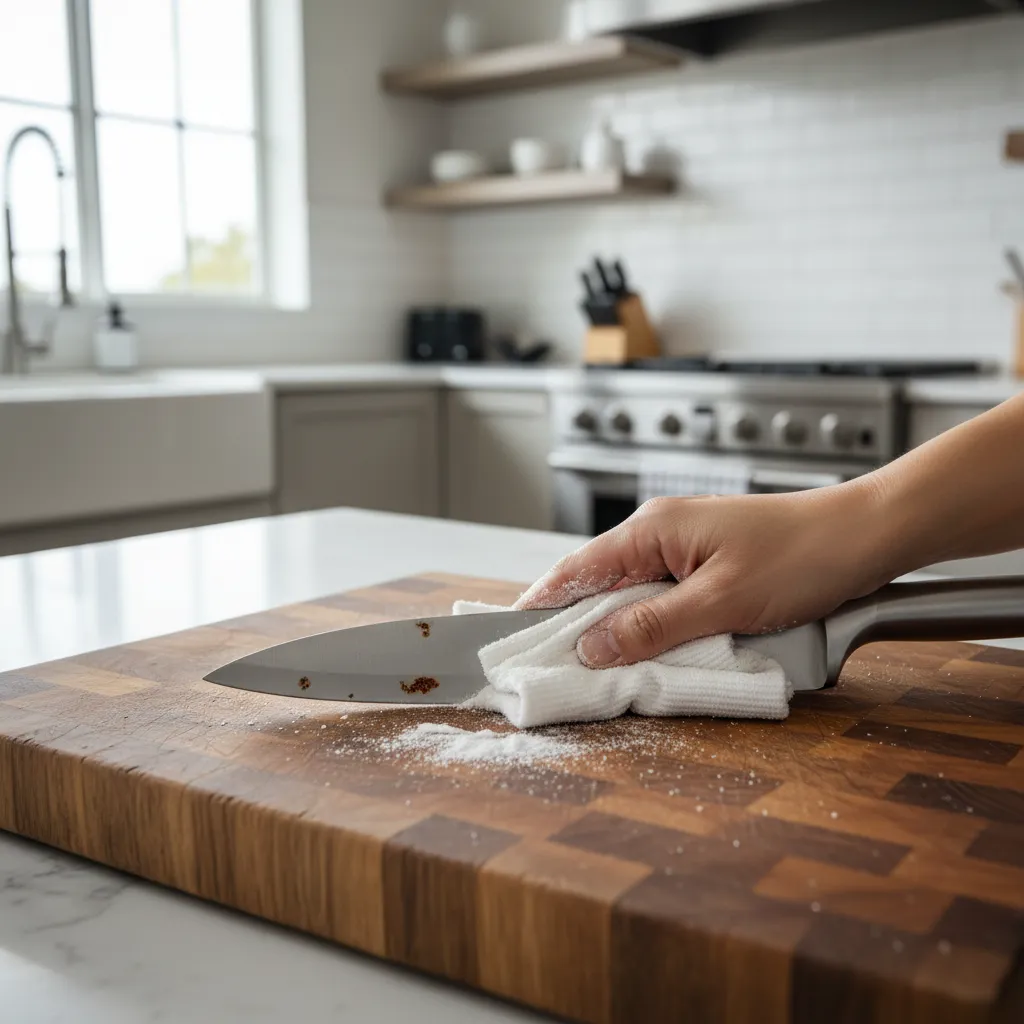 How to Remove Rust from Kitchen Knives Safely