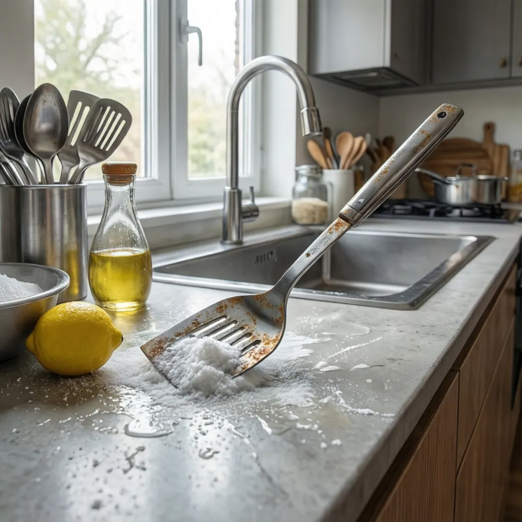 How to Remove Rust from Metal Kitchen Utensils Safely