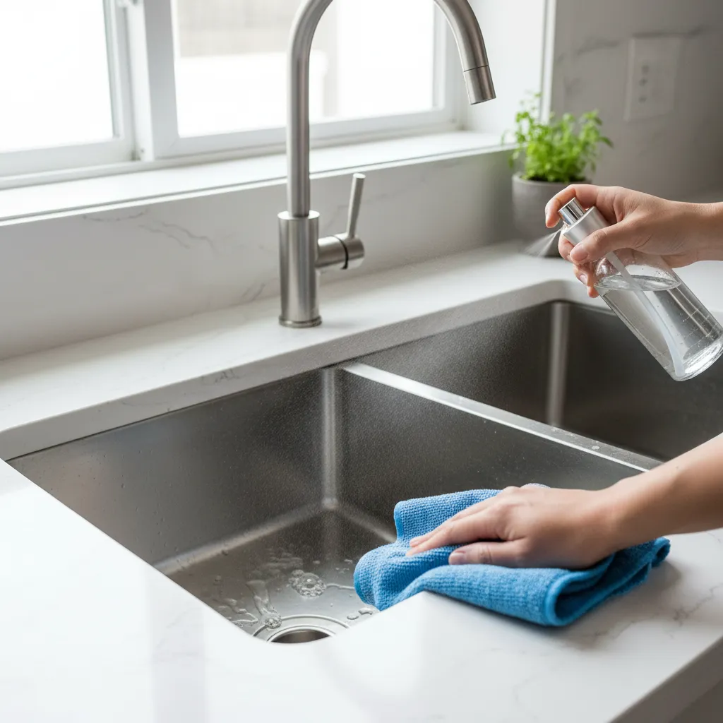 How to Remove Salt Stains from Kitchen Sink (Without Damaging the Finish)