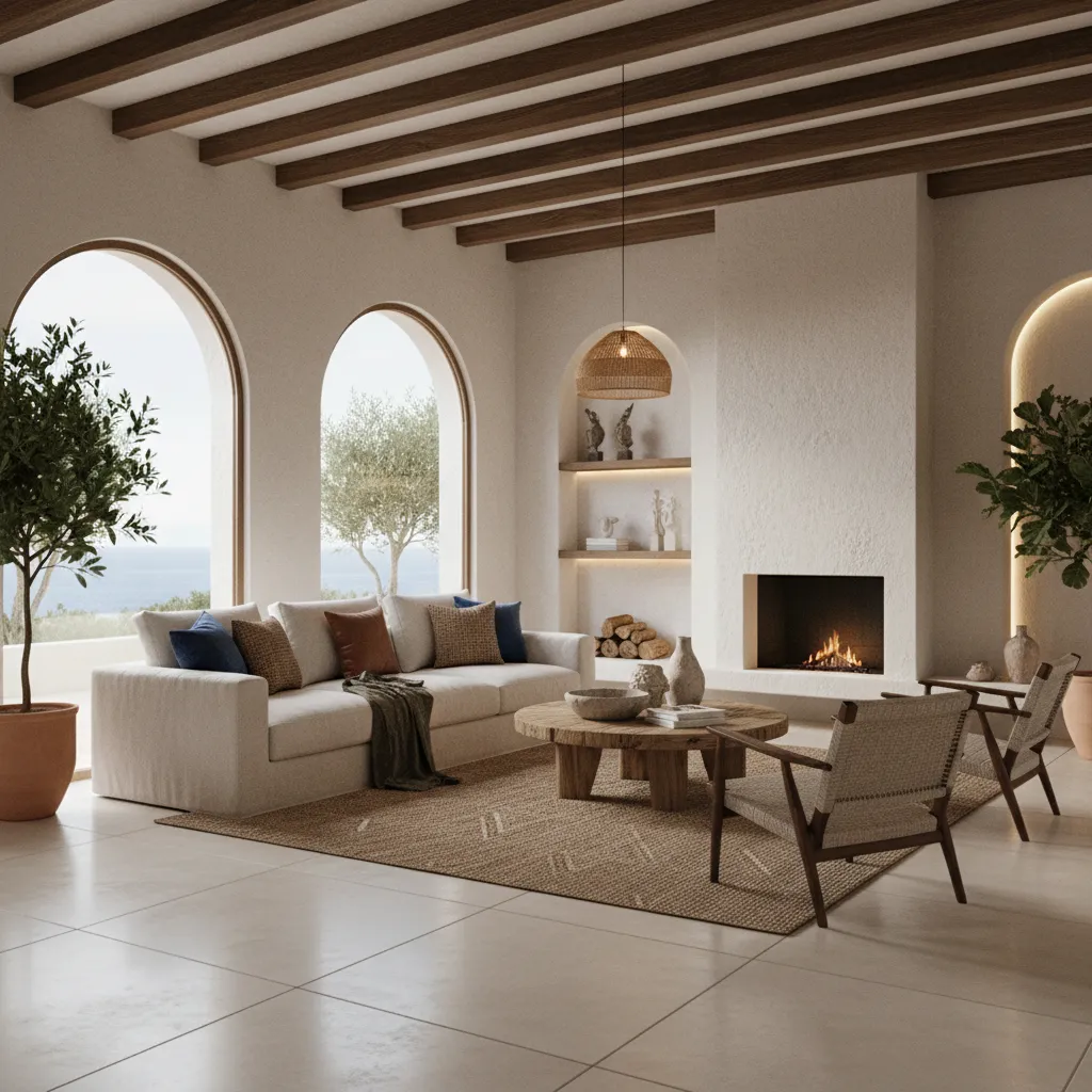 Render 3D realista de un proyecto de diseño interior