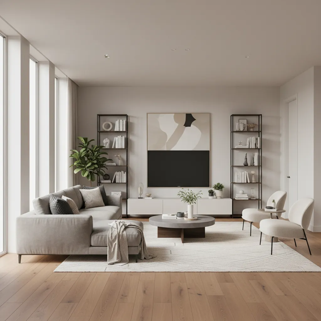 Render 3D de un proyecto de salón antes de su construcción