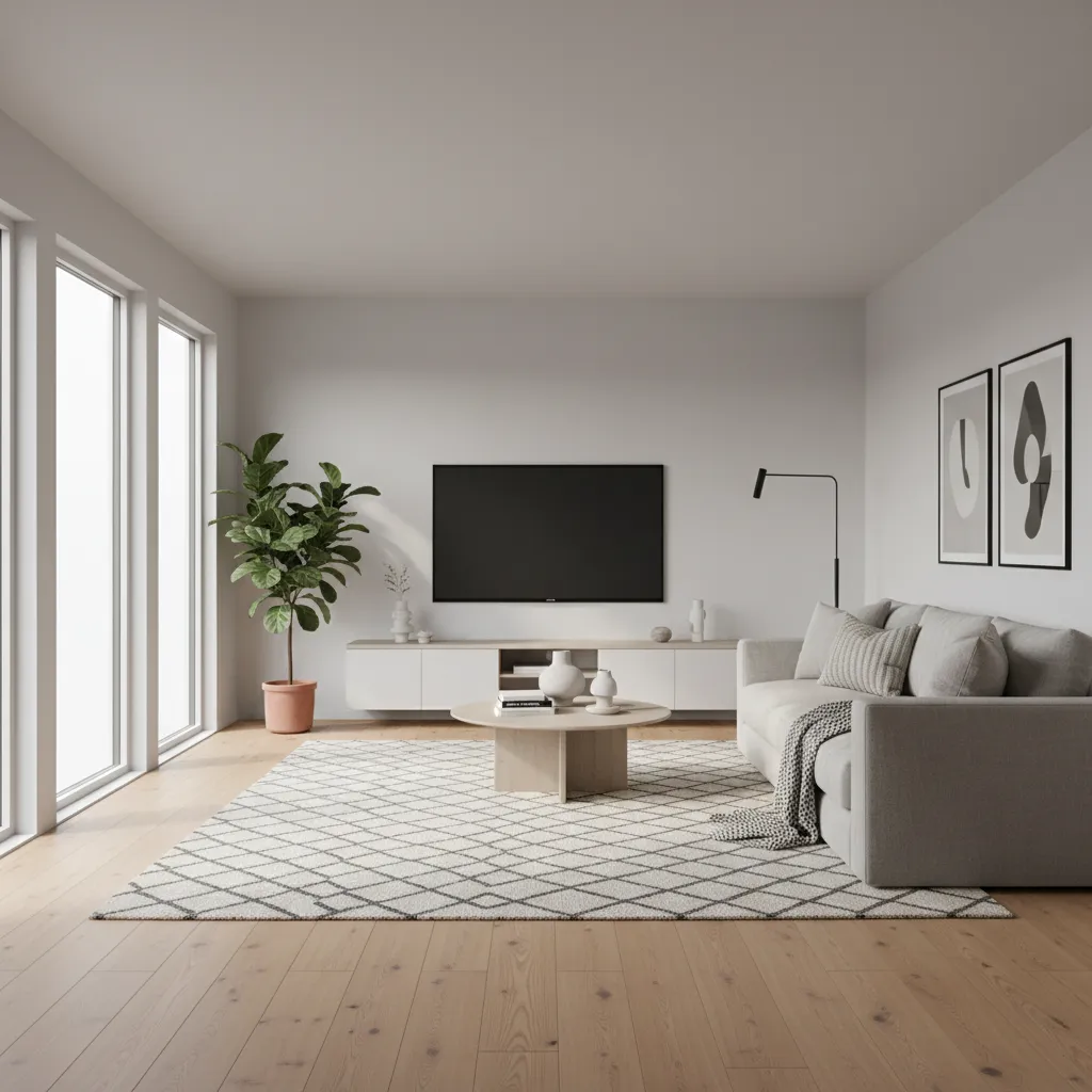 Render realista generado por software de diseño de interiores