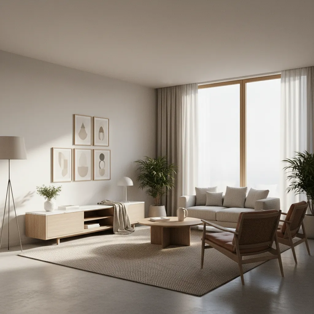 Visualización 3D realista de un proyecto de interiorismo