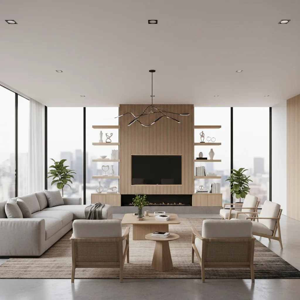 Render realista de un proyecto de interiorismo realizado por estudiante