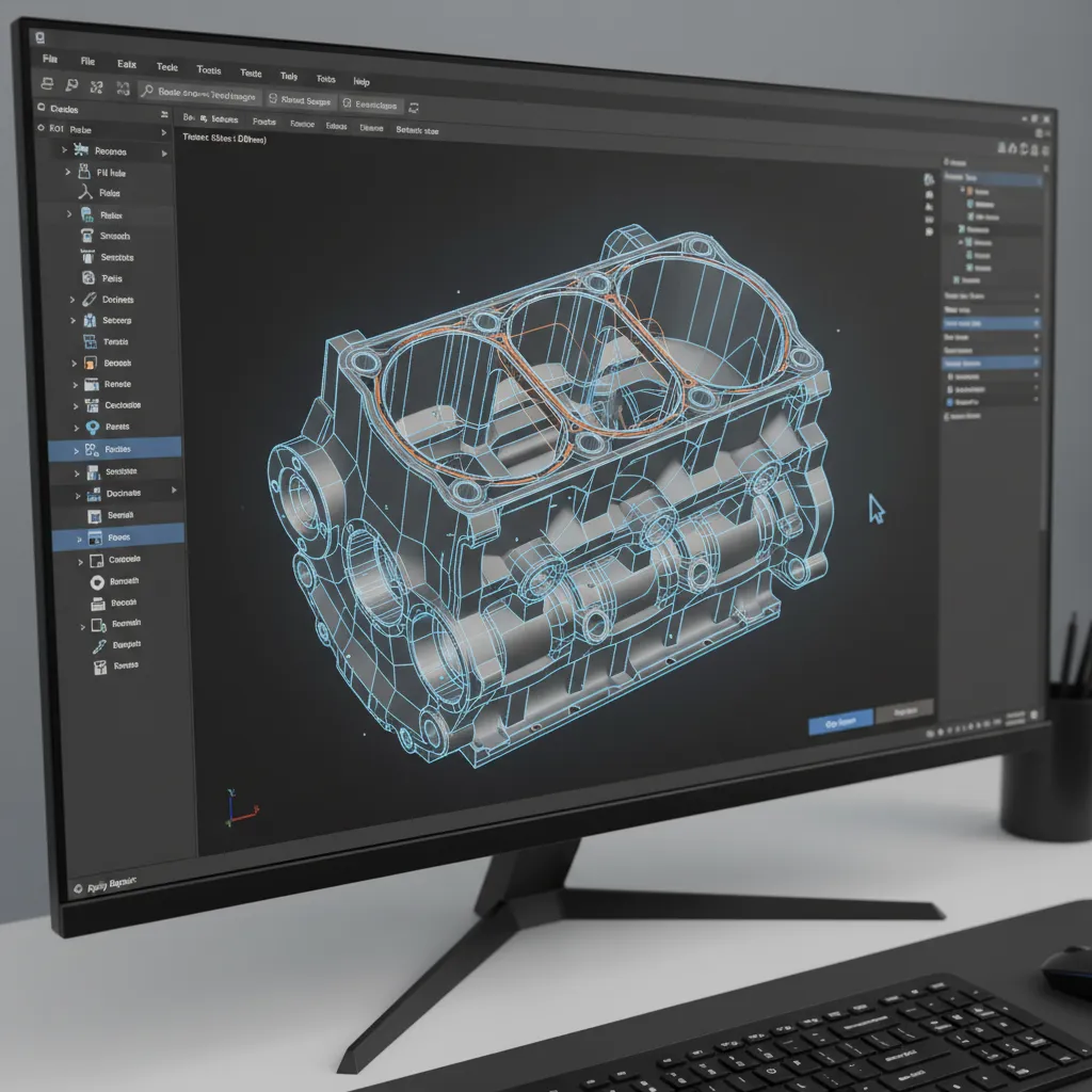 3D modeling software repairing STL mesh before editing