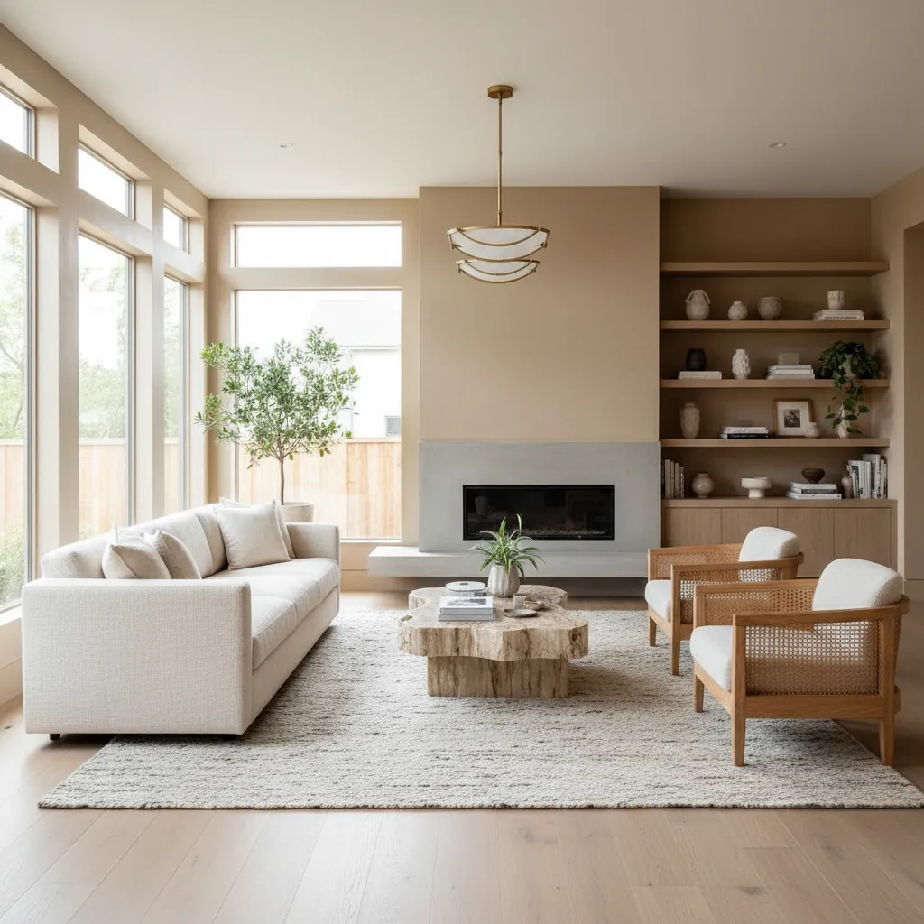 Proyecto de diseño interior residencial moderno terminado