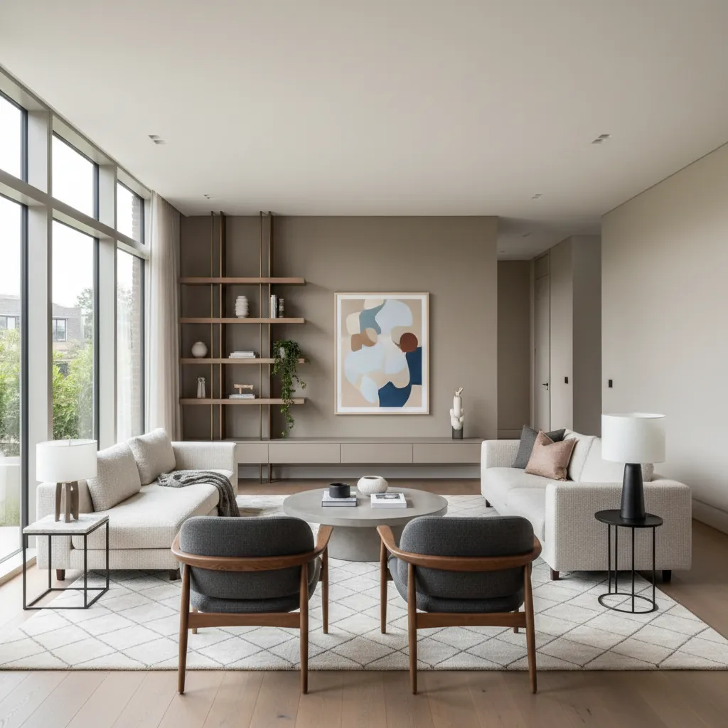 Proyecto de interiorismo residencial moderno terminado