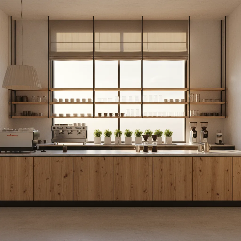 Kitchen Window Treatment Trends in Restaurants and Cafes