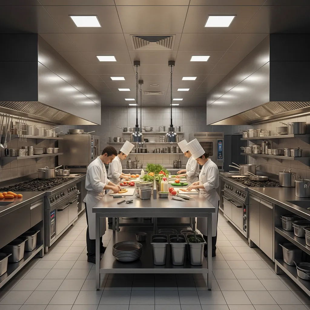 How Restaurants and Professional Kitchens Use Central Prep Tables