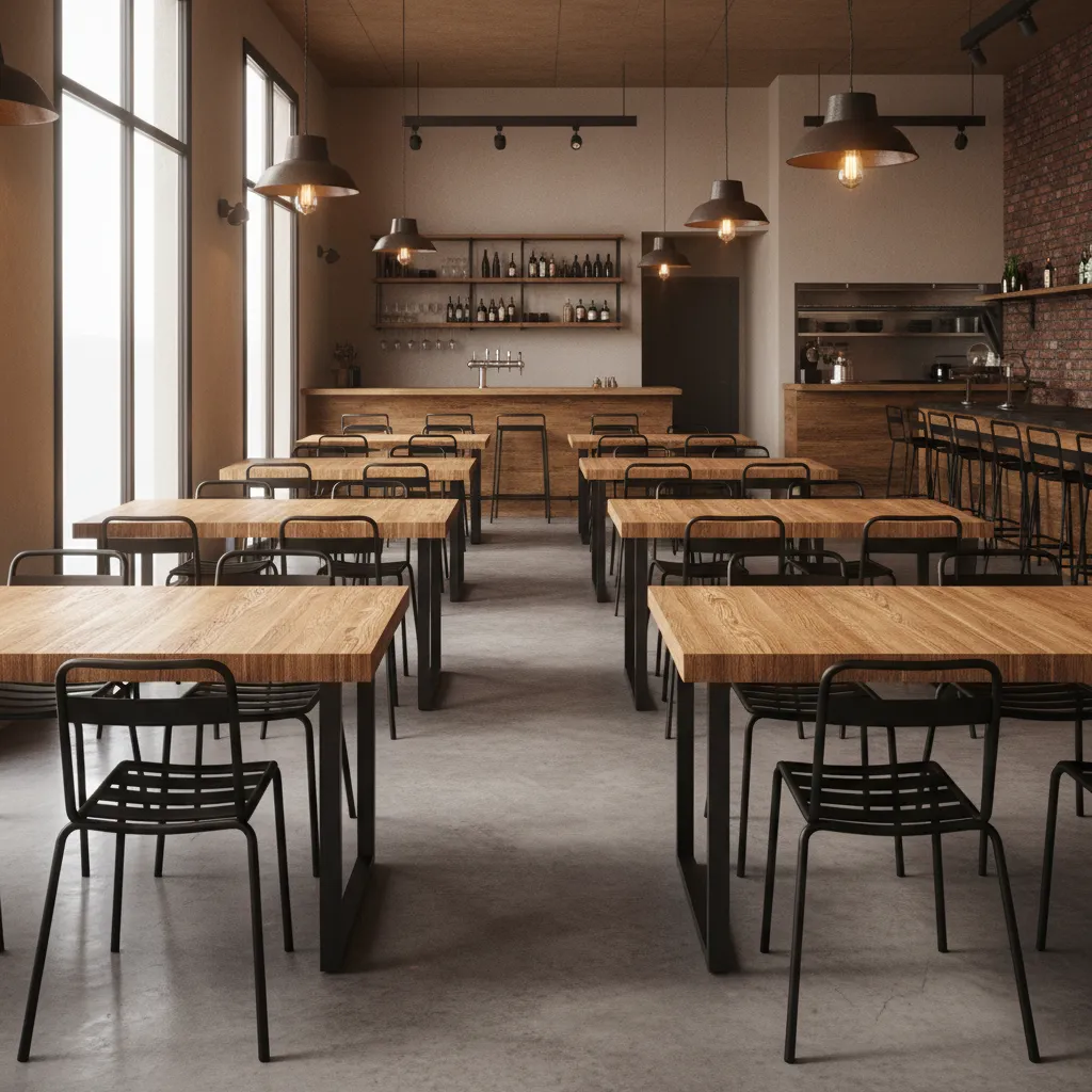 How Restaurants Choose Chairs for Butcher Block Tables