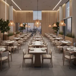 How Restaurants and Interior Designers Plan Dining Table Layouts