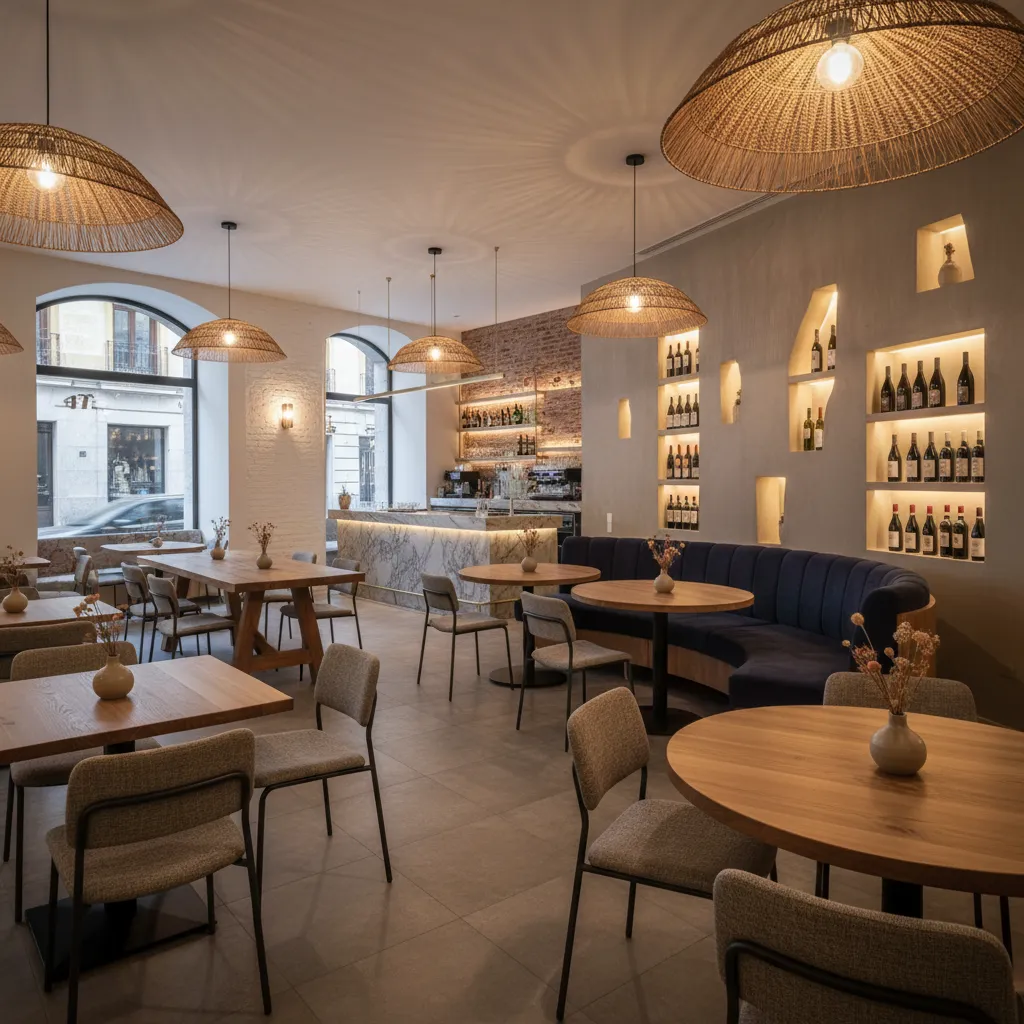 Diseño de interiores restaurantes Madrid: claves reales