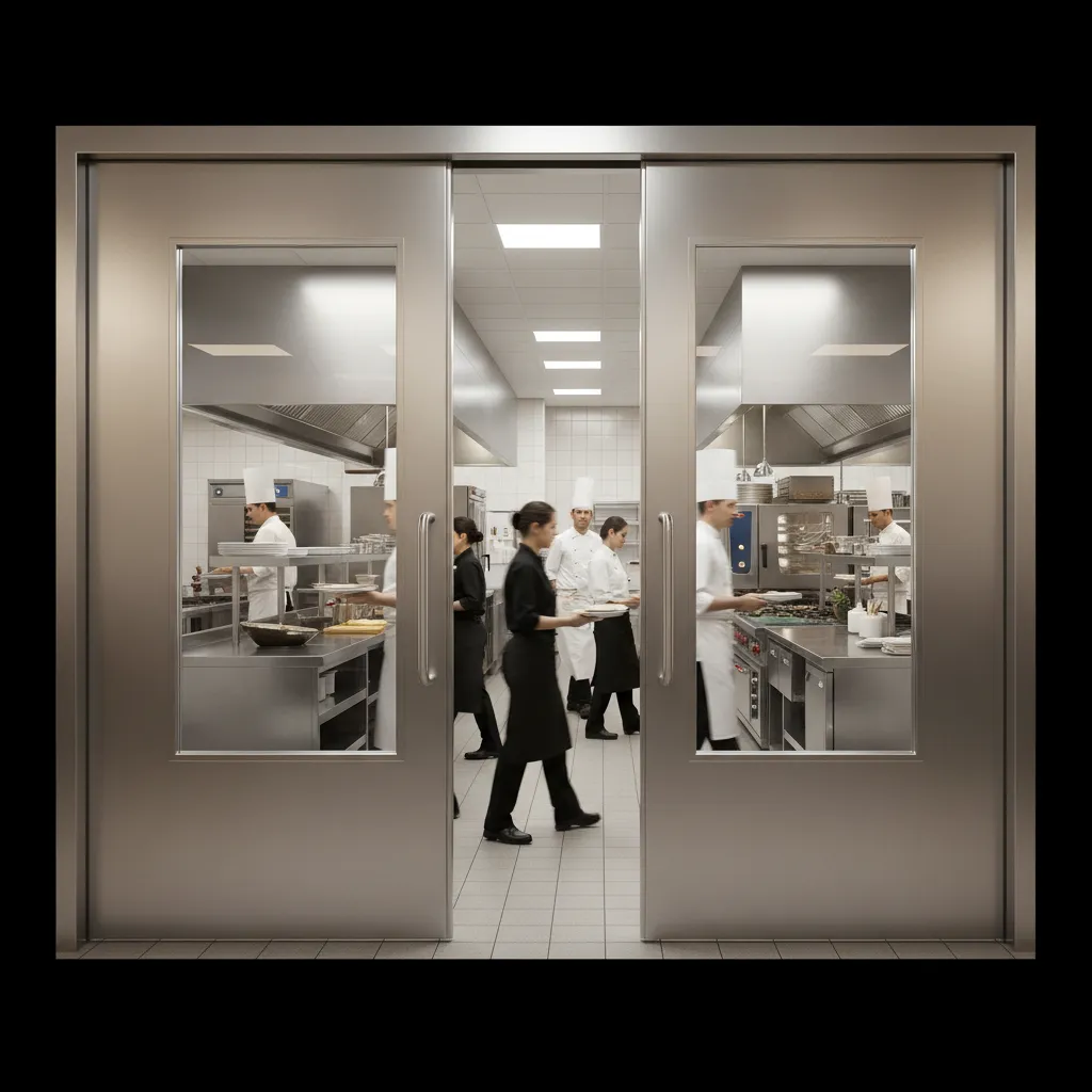 Restaurant Kitchen Door Safety Risks and How to Prevent Accidents
