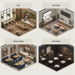 Restaurant Layout Design for Different Restaurant Types