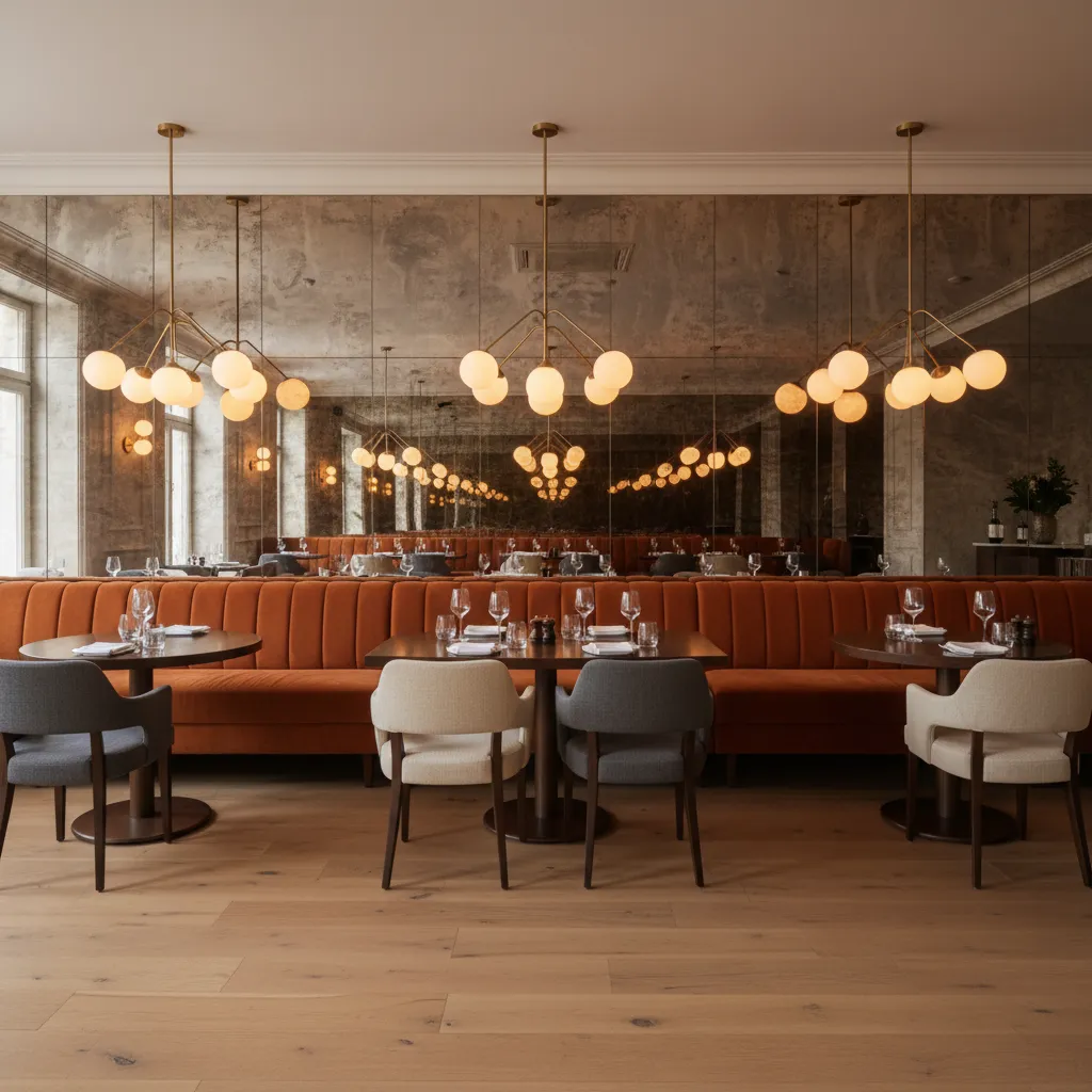 How Restaurants and Interior Designers Use Mirrors in Dining Spaces