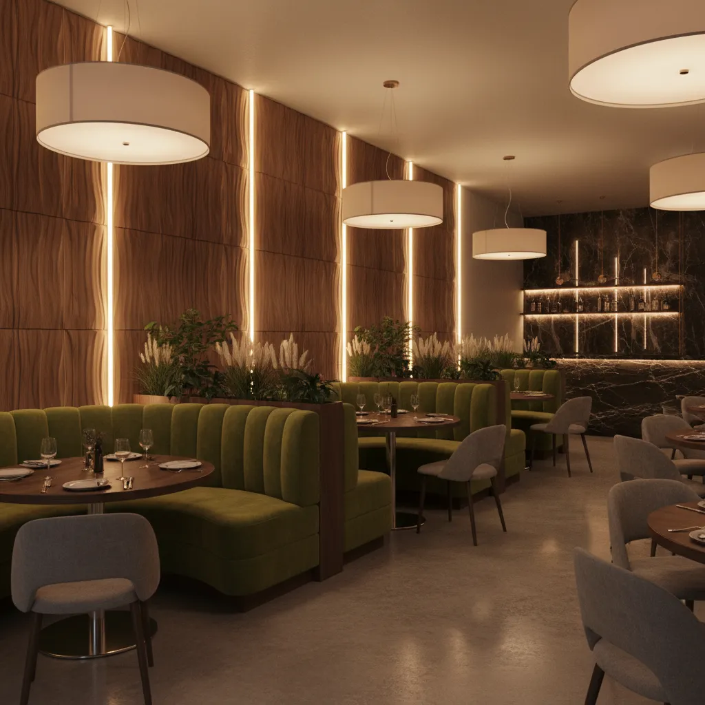 Retail Store Wall Design With Large Panels