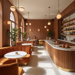 How 70s Modern Design Shapes Indian Cafes