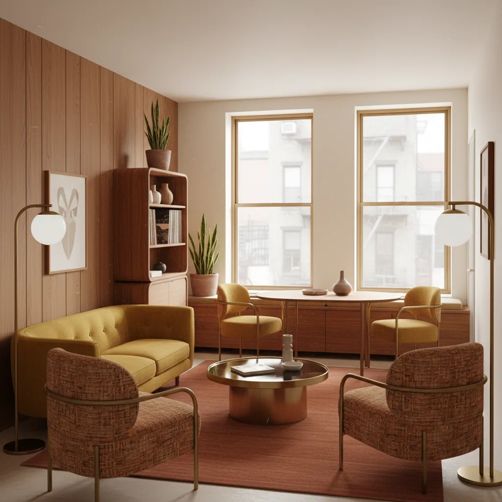 5 Smart Ways to Fit 70s Modern Style in Small Indian Apartments