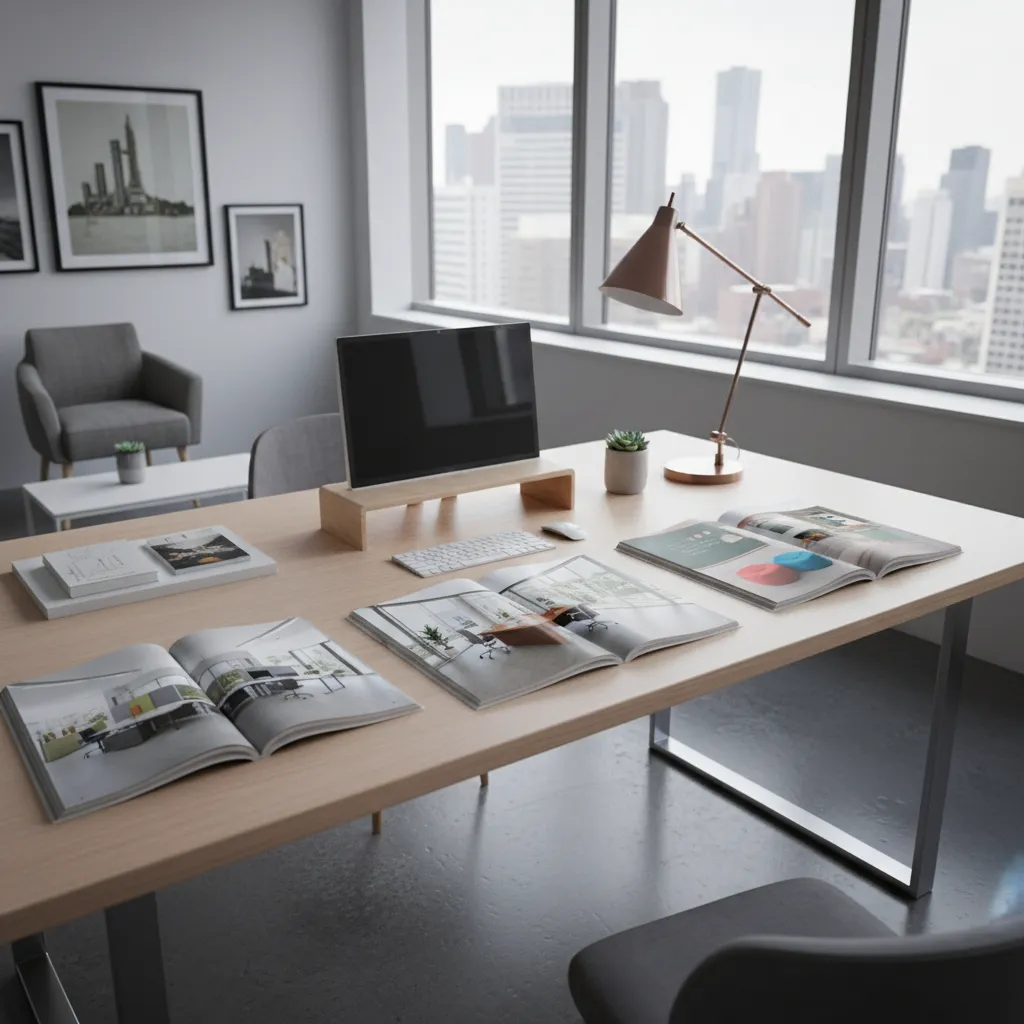 Revistas de diseño de interiores para oficinas