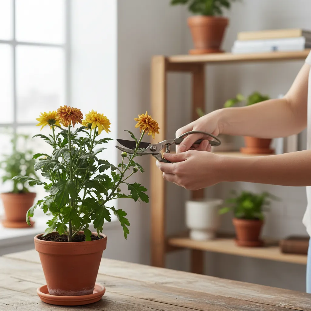 Recovery Steps for a Dying Mum Plant