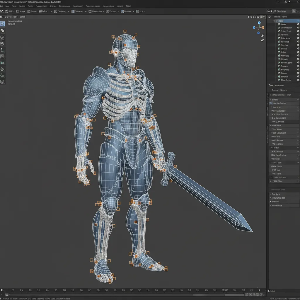 Understanding Rigged 3D Models for Animation and Games