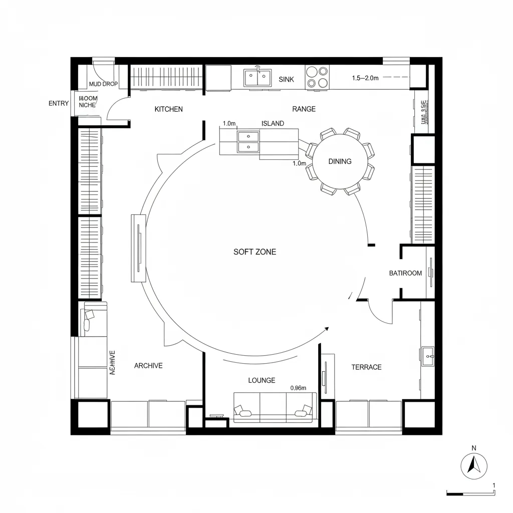 Ring Circuit: Perimeter Prep, Center Soft Zone