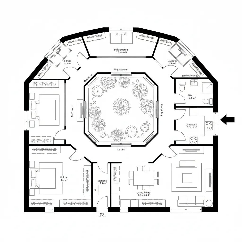 Ring Spine, Perimeter Living