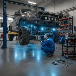 Rock Light Installation Practices Used by Off-Road Shops